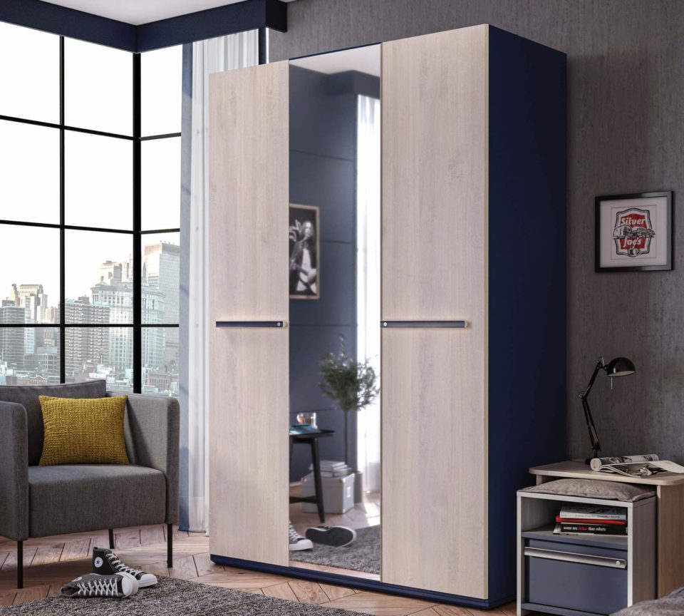 Garderobna omara Trio, dimenzije 135 x 204 x 61 cm