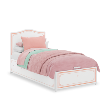 Krevet Selena Pink, dimenzije 104 x 116 x 207 cm