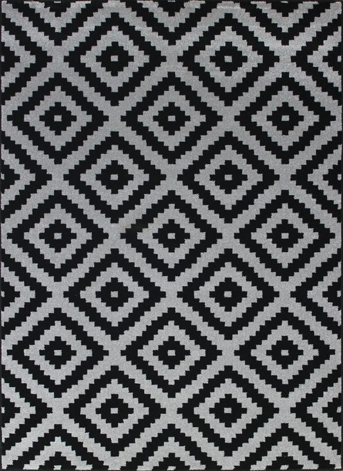 Tkana preproga Artos 1639 Black, VEČ DIMENZIJ
