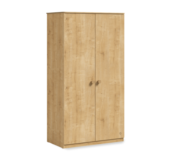 Garderobna omara dvodelna Mocha, dimenzije 106 x 197,5 x 59,5 cm