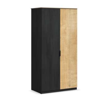 Garderobna omara Black, dimenzije 106 x 210 x 61 cm