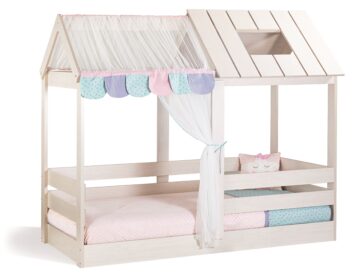 Montessori otroška postelja Roza Hiška