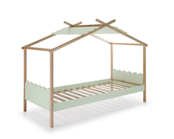 Krevetić sa krovom Nuvem - Zelena