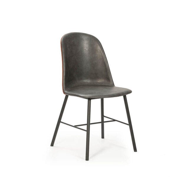 Blagovaonska stolica Dixie, dvije boje - Tamno siva