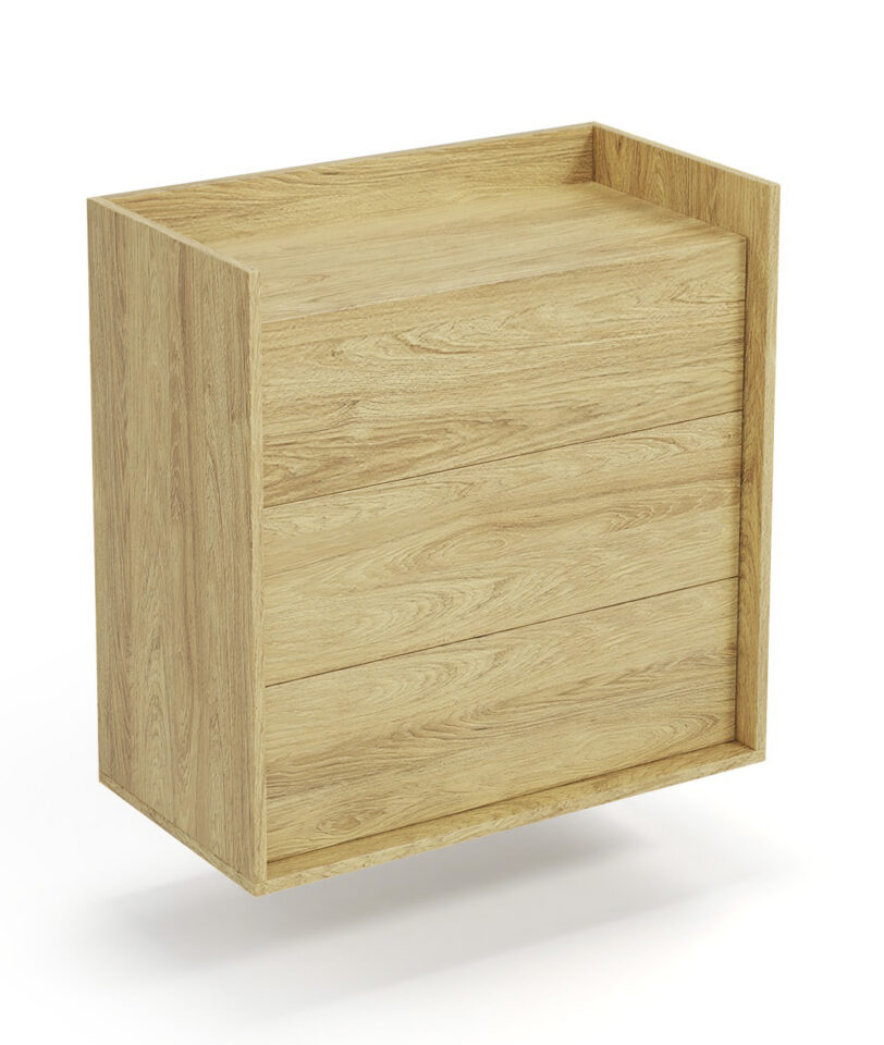 Viseč predalnik MOBIUS - HIKORA