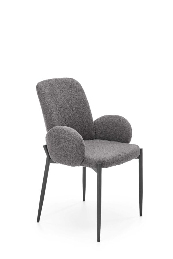 Blagovaonska stolica K477, dvije boje - Siva