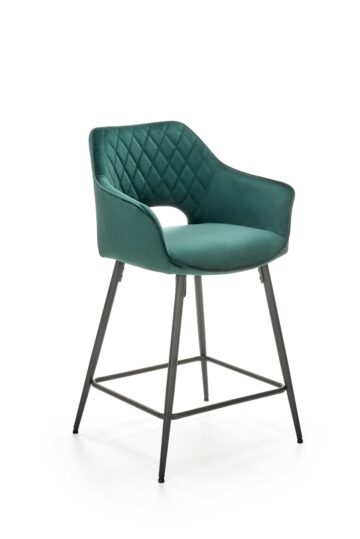 Barski stol H107 - Zelena