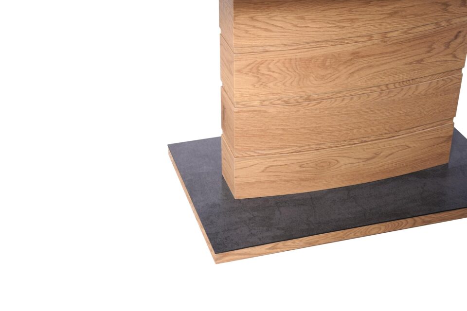 Stakleni Pravokutni blagovaonski stol Concord, na razvlačenje