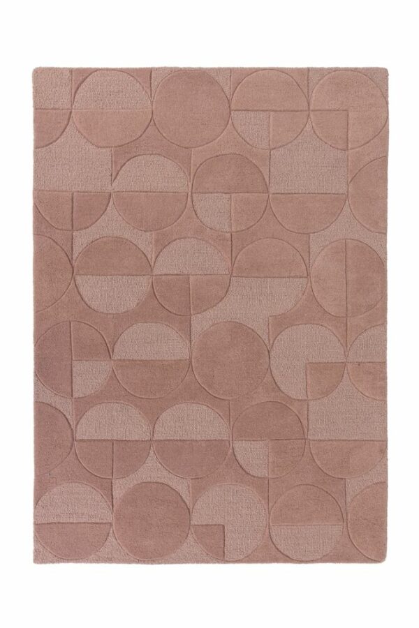 Tkana volnena preproga MODERNO GIGI Blush Roza, več dimenzij - 120 x 170 cm