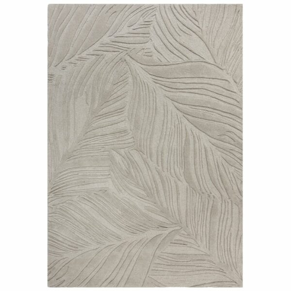 Tkana volnena preproga SOLACE LINO LEAF Siva, več dimenzij - 160 x 230 cm