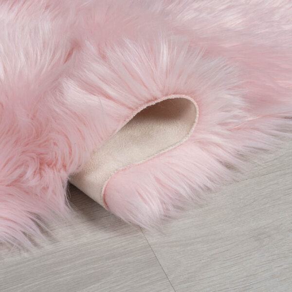 Preproga kosmatinec FAUX FUR SHEEPSKIN Rožnata, več dimenzij