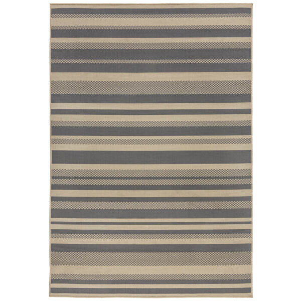 Tkana preproga FLORENCE ALFRESCO STRIPE Siva, več dimenzij