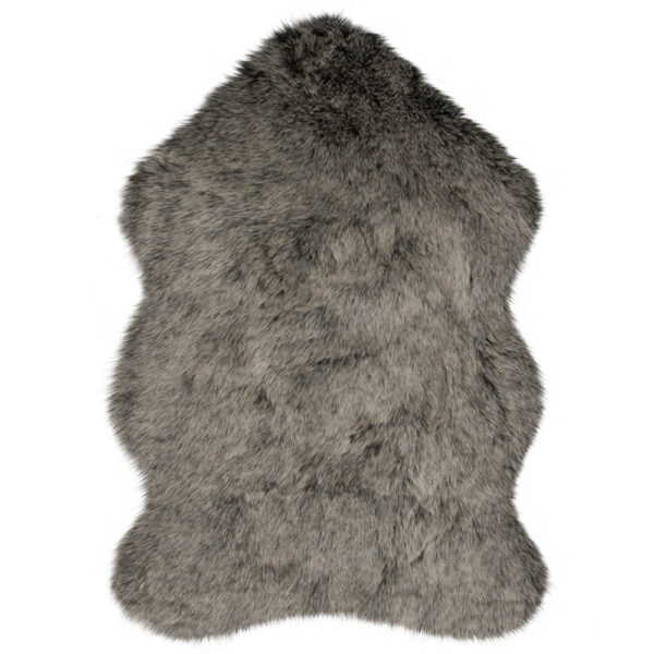 Preproga kosmatinec FREJA FAUX FUR COPENHAGEN Ogljena, več dimenzij