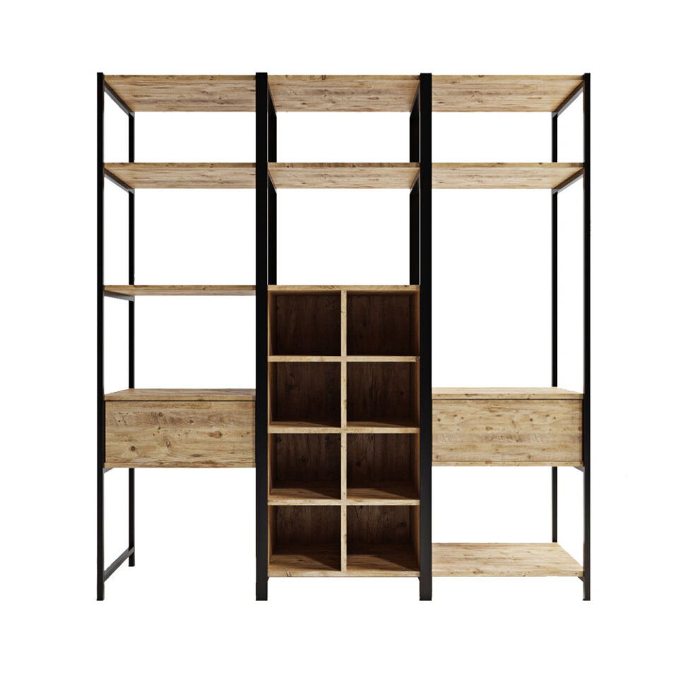Odprta garderobna omara L603