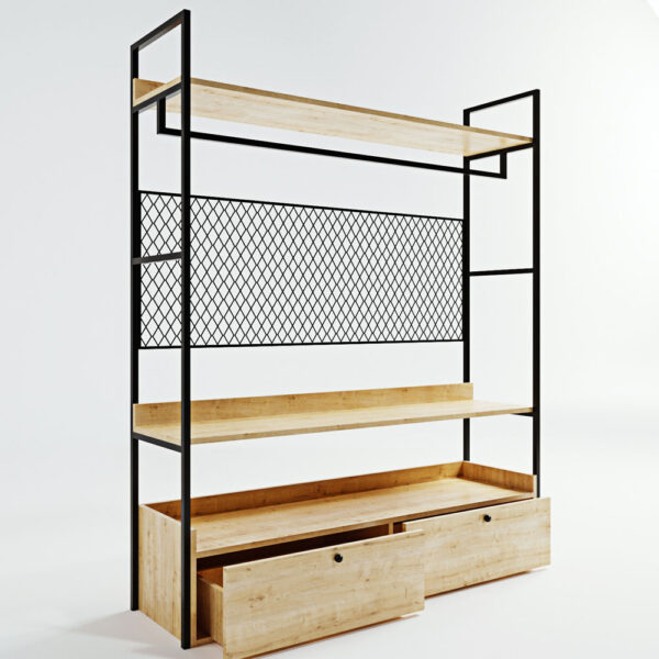 Odprta garderobna omara L605