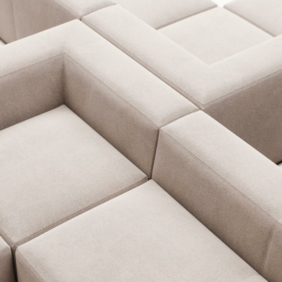 Kotna sedežna Blok 4, 290 X 290 cm