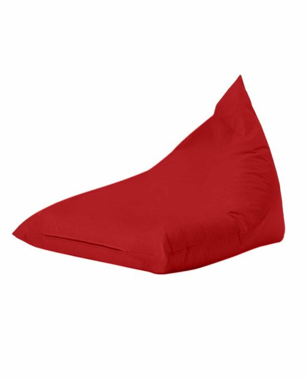 Pyramid Big Bed Pouf - Rdeča