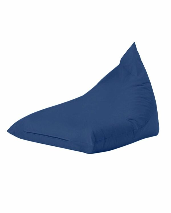 Pyramid Big Bed Pouf - Temno modra