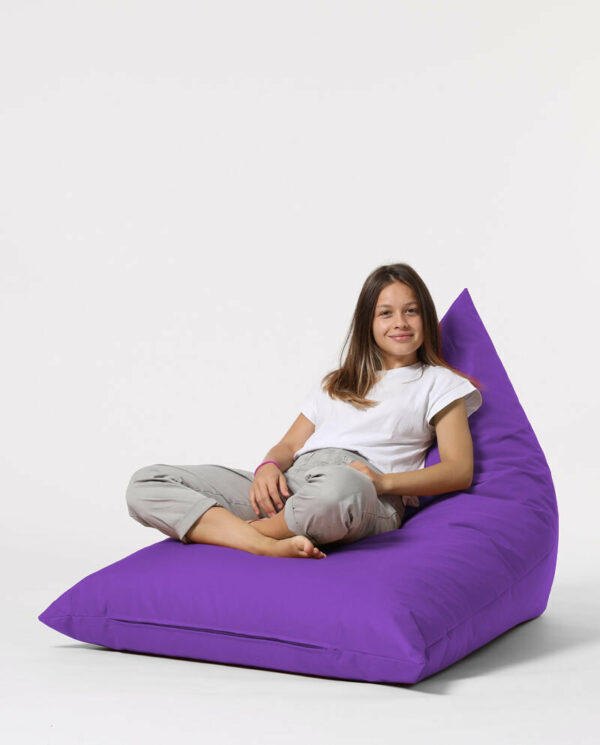 Pyramid Big Bed Pouf - vijolična