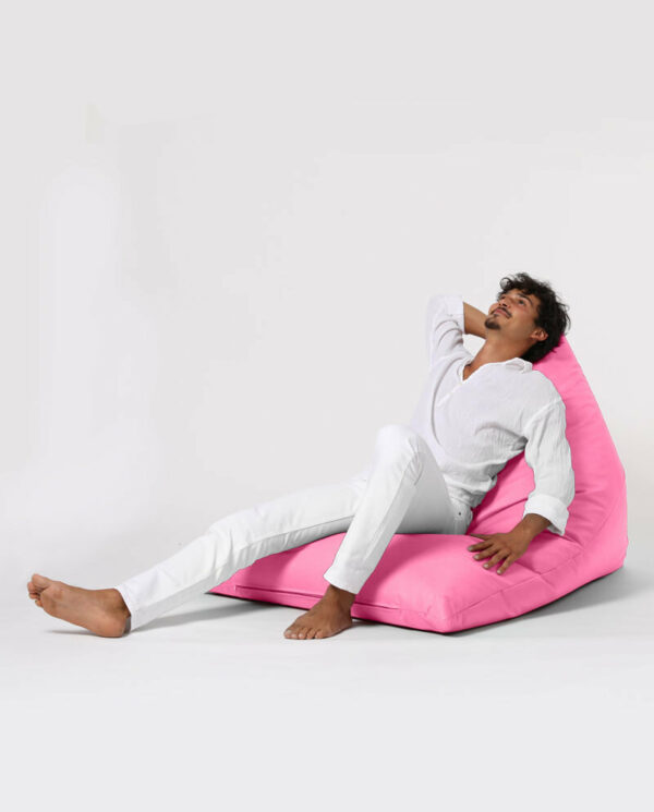 Pyramid Big Bed Pouf - Roza