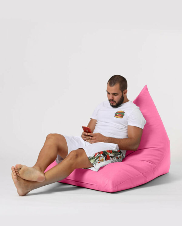 Pyramid Big Bed Pouf - Roza