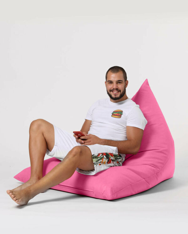 Pyramid Big Bed Pouf - Roza
