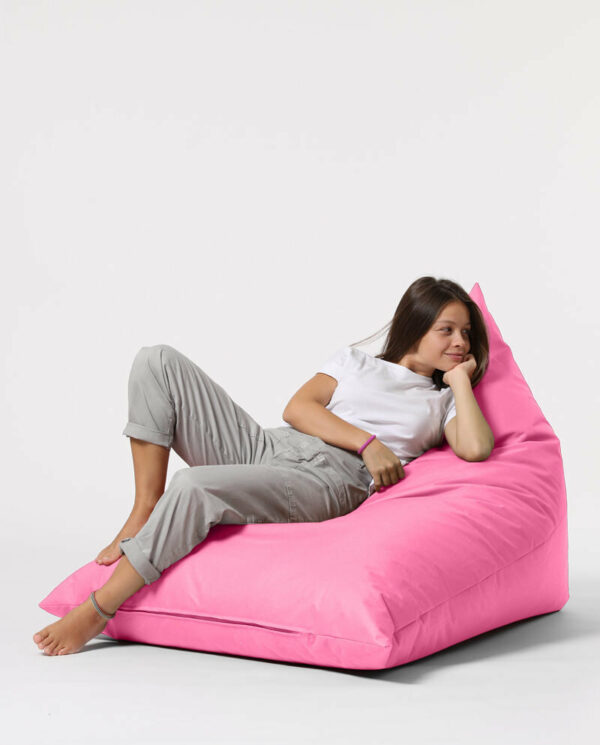 Pyramid Big Bed Pouf - Roza