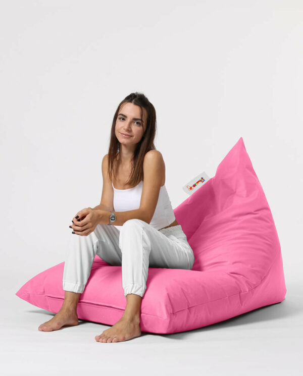 Pyramid Big Bed Pouf - Roza