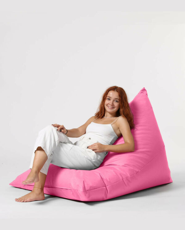 Pyramid Big Bed Pouf - Roza