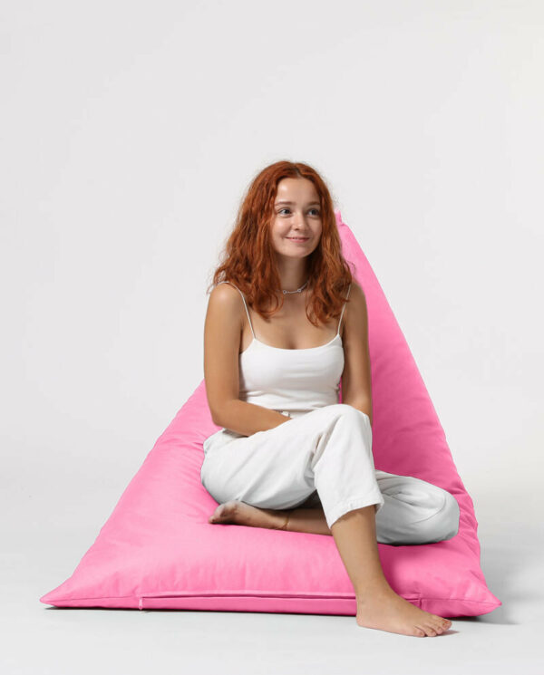 Pyramid Big Bed Pouf - Roza