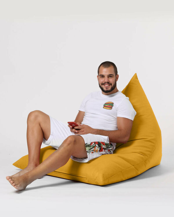 Pyramid Big Bed Pouf - Rumena