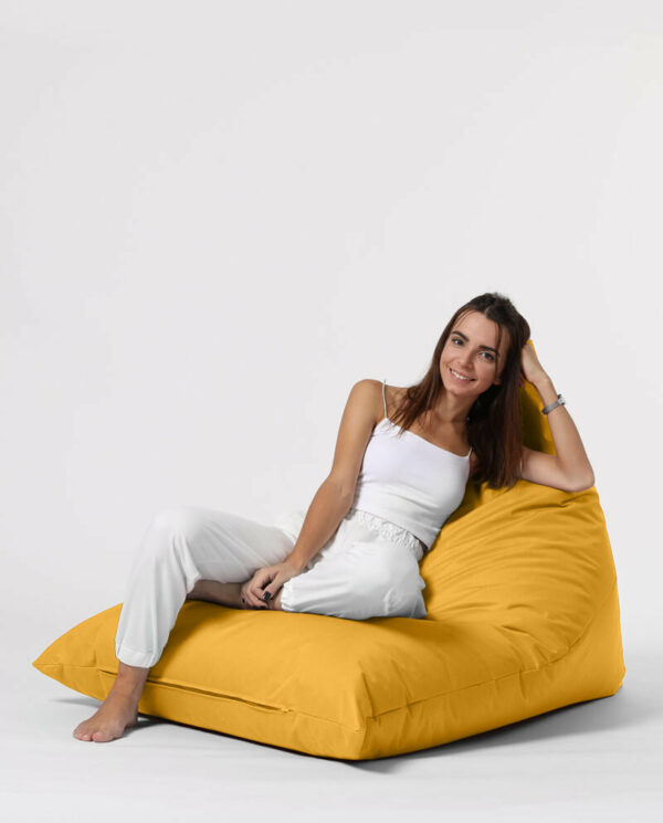 Pyramid Big Bed Pouf - Rumena