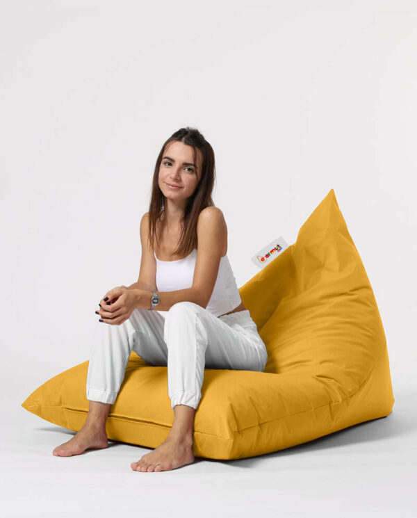 Pyramid Big Bed Pouf - Rumena