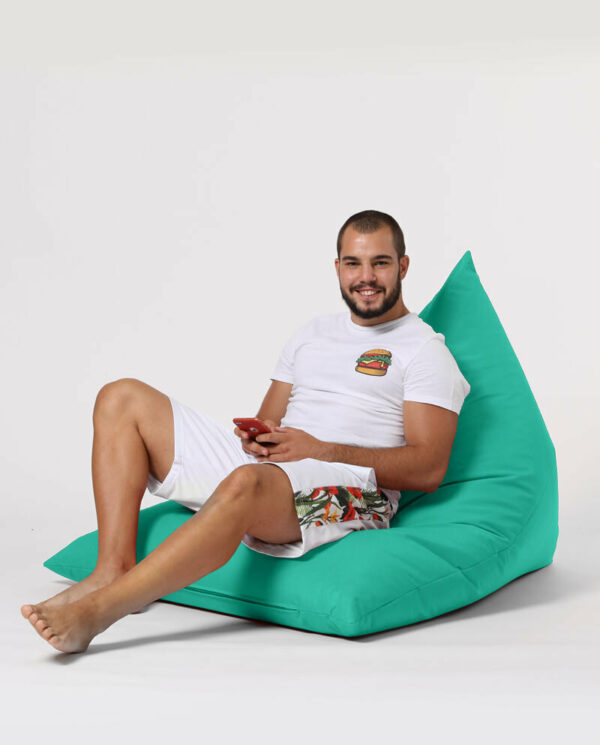 Pyramid Big Bed Pouf - Turkizna