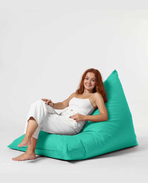 Pyramid Big Bed Pouf - Turkizna