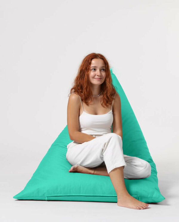 Pyramid Big Bed Pouf - Turkizna