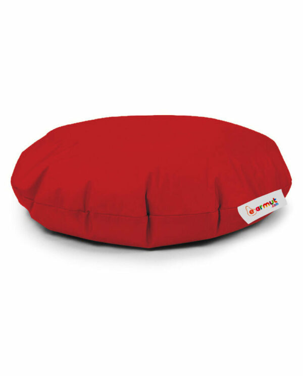 Iyzi 100 Cushion Pouf - Rdeča