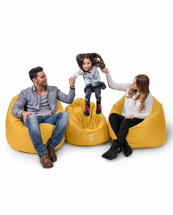 Iyzi 100 Cushion Pouf - Rumena