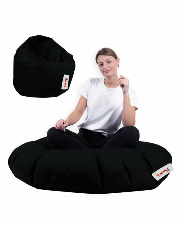 Iyzi 100 Cushion Pouf - Črna