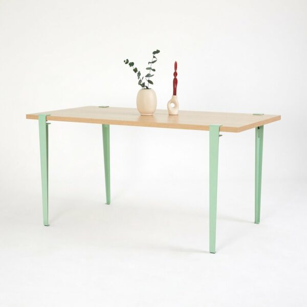 Jedilniška miza Borios - Lesna/Meta zelena