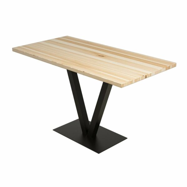 Jedilniška miza Sun Table - Srebrna/Črna