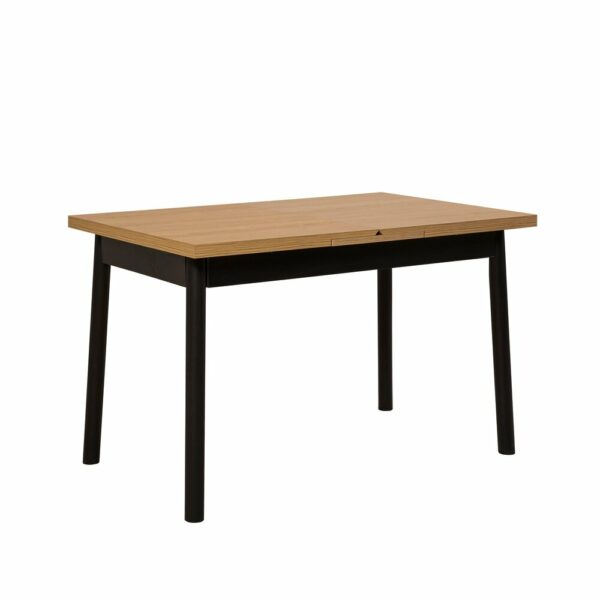 Jedilniška miza Oliver Open, raztegljiva - Črna