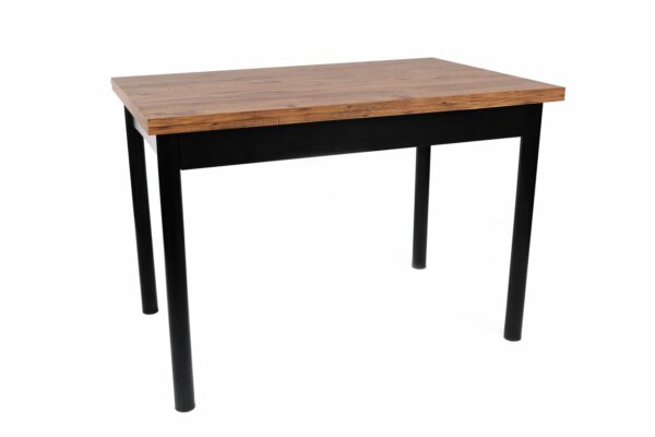 Jedilniška miza Polo, raztegliva - Oreh/Črna