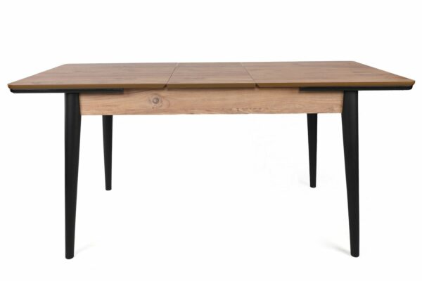 Blagovaonski stol Sigma, raztezljiv - Orah/Crna