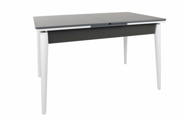 Jedilniška miza Sigma, raztegljiva - Antracit/Bela
