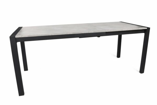 Blagovaonski stol Silva, raztezljiv - Bež/črna