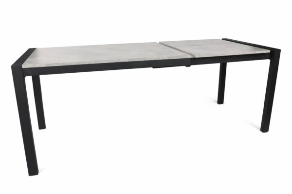 Blagovaonski stol Silva, raztezljiv - Bež/črna