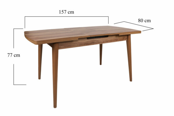 Jedilniška miza Inci 1141, raztegljiva