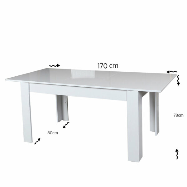 Jedilniška miza Oblo, raztegljiva