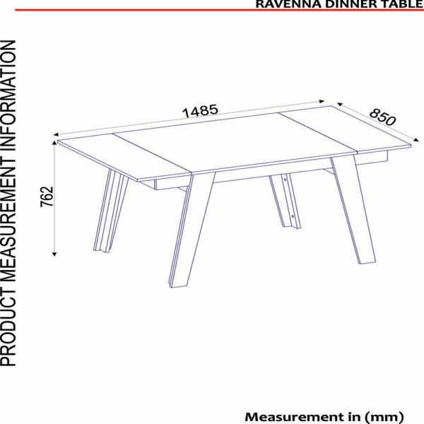 Jedilniška miza Ravenna